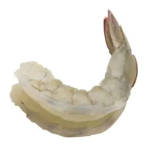 Pelado y desvenado — Con cola.